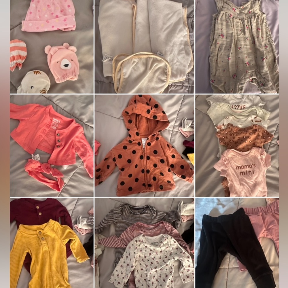 Baby girl bundle clothes 0-3 months